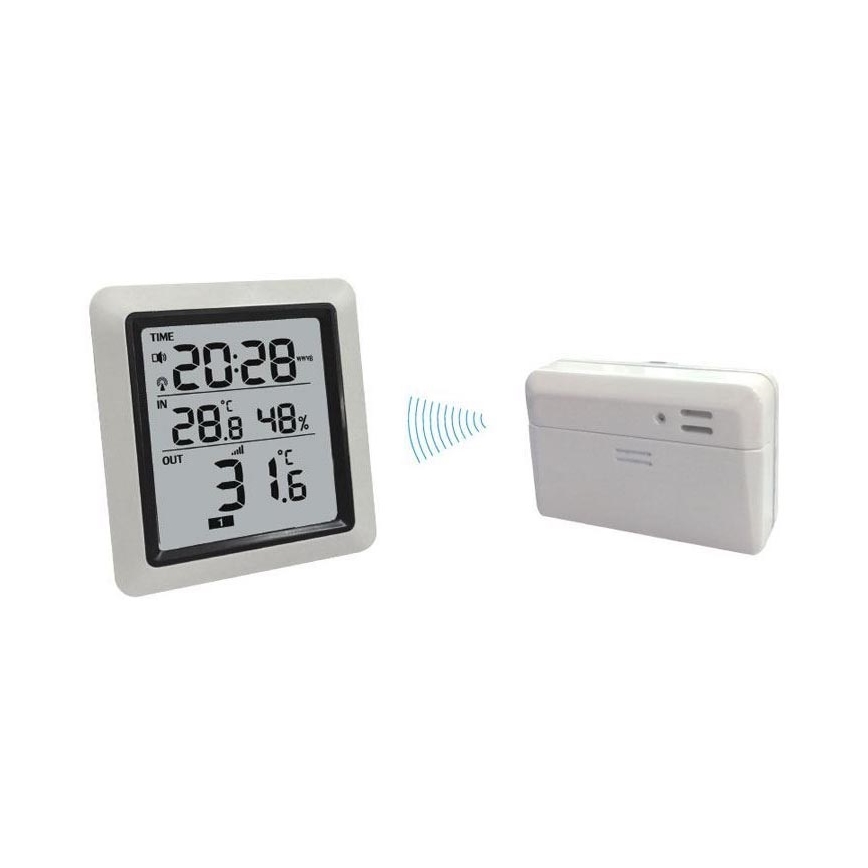 Thermomètre sans fil avec hygromètre 2xAA