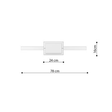 Thoro TH.175 - Suspension filaire LED RIO LED/50W/230V CRI90 3000K diam. 78 cm doré