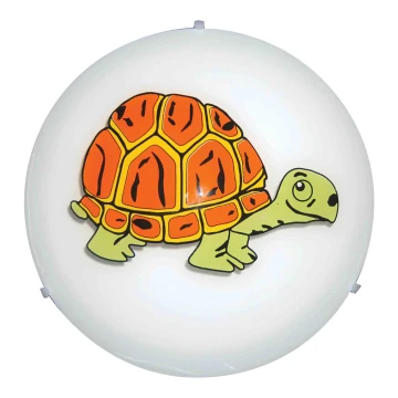 Top Light - Applique murale enfant 5502/40/Tortue 2xE27/60W