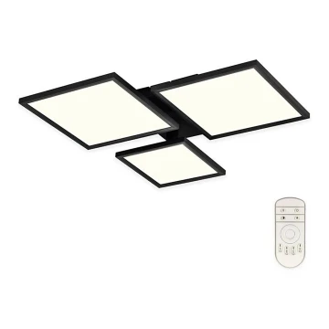 Top Light - Plafonnier LED à intensité variable MERKUR LED/50W/230V 3000-6500K noir + télécommande