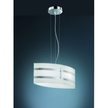 Trio - Suspension filaire NIKOSIA 2xE27/40W/230V argent