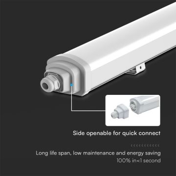 Tube fluorescent industriel SAMSUNG CHIP LED/48W/230V 4000K IP65 150 cm