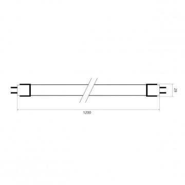 Tube LED T8 G13/18W/230V 4000 K 120 cm