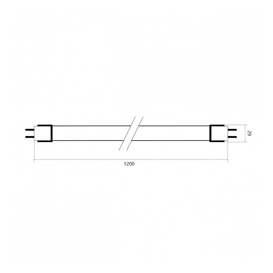 Tube LED T8 G13/18W/230V 4000 K 120 cm