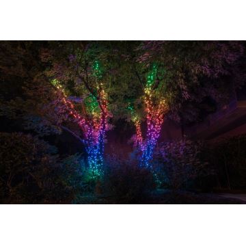 Twinkly - LED RGB À intensité variable extérieur guirlande de Noël STRINGS 250xLED 23,5m IP44 Wi-Fi