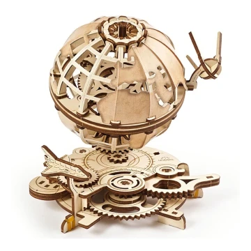 Ugears - Puzzle 3D mécanique en bois Globe