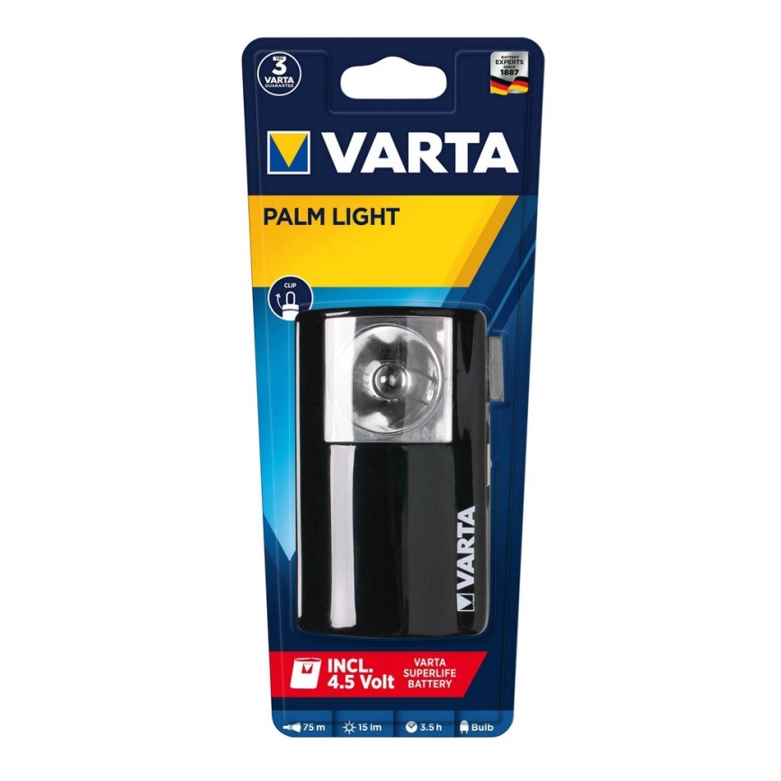 Varta 16645101421 - Lampe torche à main LED PALM LIGHT LED/3R12