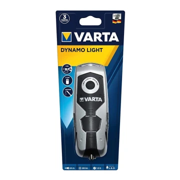 Varta 17680101401 - Lampe torche rechargeable LED DYNAMO LIGHT LED/120mAh IPX4