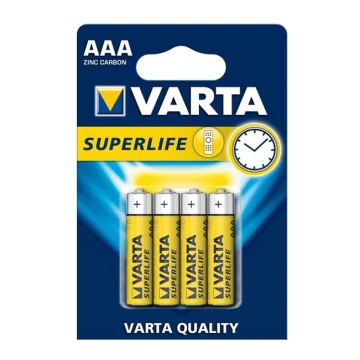 Varta 2003 - 4 pc Pile zinc-carbone SUPERLIFE AAA 1,5V