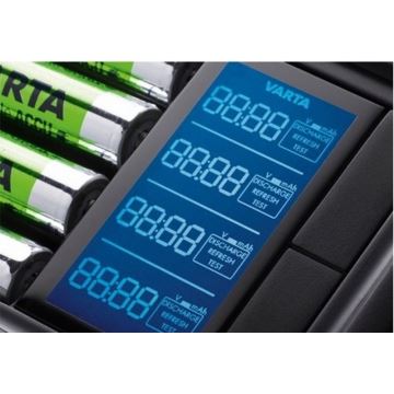 VARTA 57675 - Chargeur LCD Ultra fast 4xAA/AAA charge de 15min