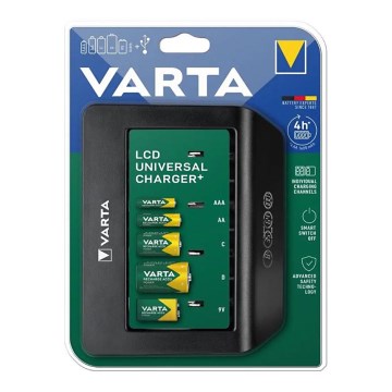 Varta 57688101401 - Chargeur de piles universel LCD 230V