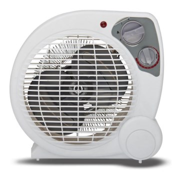 Ventilateur avec élément chauffant ZEFIR 1000/2000W/230V blanc