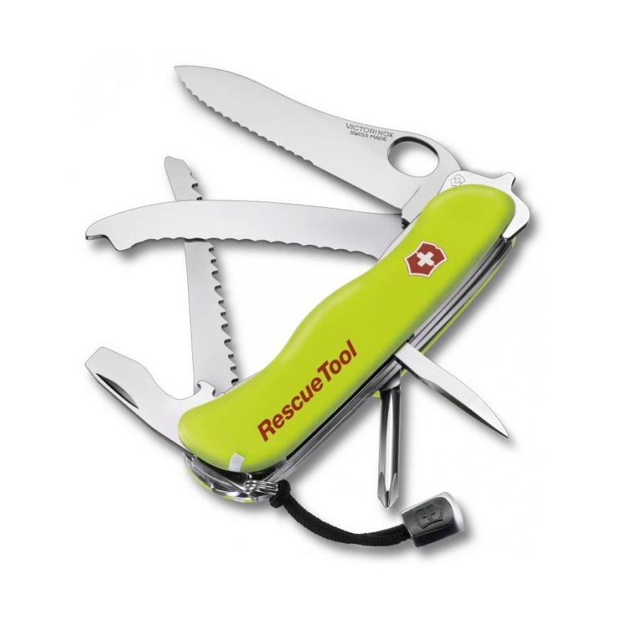 Victorinox - Couteau de poche multifonction 11,1 cm / 15 fonctions vert