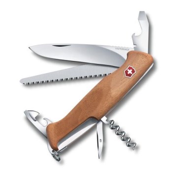 Victorinox - Couteau de poche multifonction 13 cm/ 10 fonctions bois
