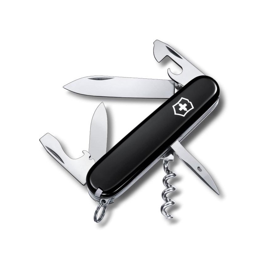 Victorinox - Couteau de poche multifonction 9,1 cm/ 12 fonctions noir