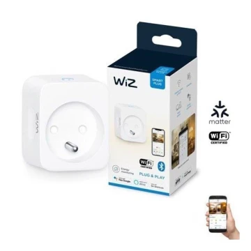 WiZ - Prise connectée E 2300W + compteur d'énergie Wi-Fi