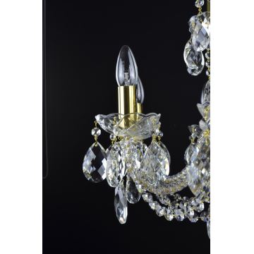 Wranovsky JWZ125122230 - Lustre en cristal avec chaîne MARIERA 12xE14/40W/230V