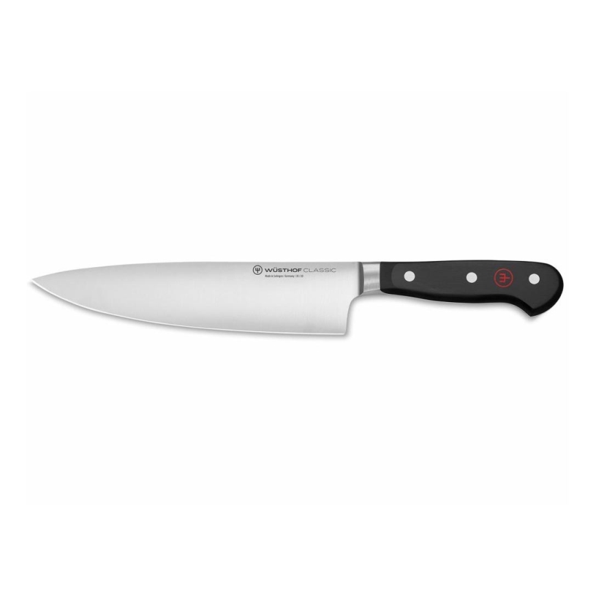 Wüsthof - Couteau de cuisine CLASSIC 20 cm noir
