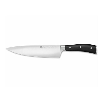 Wüsthof - Couteau de cuisine CLASSIC IKON 20 cm noir