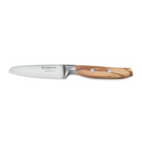 Wüsthof - Couteau de cuisine pour légumes AMICI 9 cm bois d'olivier