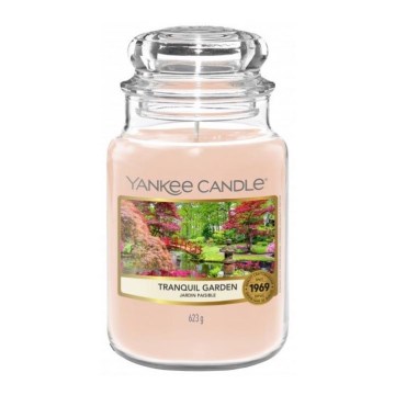 Yankee Candle - Bougie parfumée TRANQUIL GARDEN grand 623g 110-150 heures