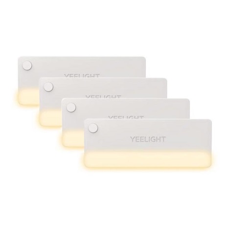 Yeelight - LOT 4x LED Éclairage de meubles avec un détecteur LED/0,15W/5V 2700K