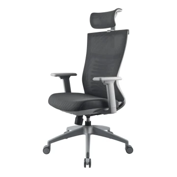 Yenkee - Chaise de bureau noire/grise