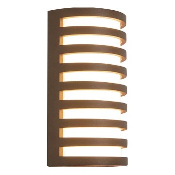 Zambelis E341 - Applique murale extérieure LED/10W/230V 3000K IP65 marron