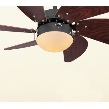 ZEVENTI - Ventilateur de plafond FAMARA 1xE14/60W/230V