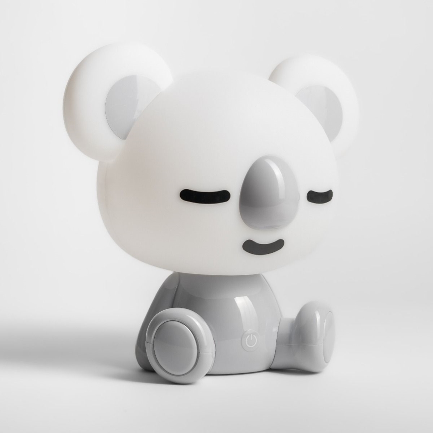 Zuma Line - Lampe de table tactile à intensité variable pour enfants LED/3W/230V koala gris