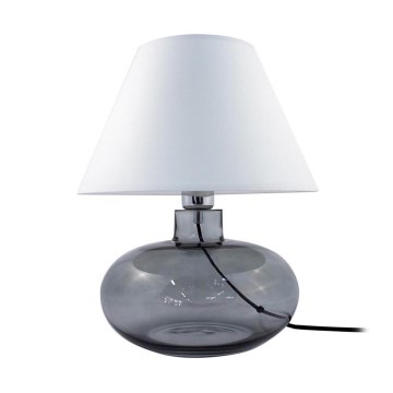 Zuma Line - Lampe de table 1xE27/40W/230V blanche/noire