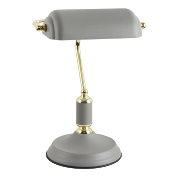 Zuma Line - Lampe de table 1xE27/40W/230V gris