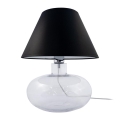 Zuma Line - Lampe de table 1xE27/40W/230V noire