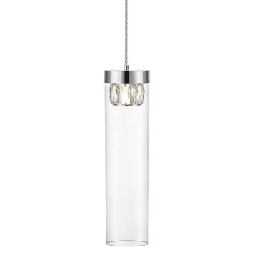 Zuma Line - Suspension filaire en cristal 1xG9/28W/230V